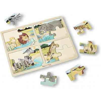 Пазл Melissa&Doug Мега 4 в 1 "Сафари" (MD9366) Винница