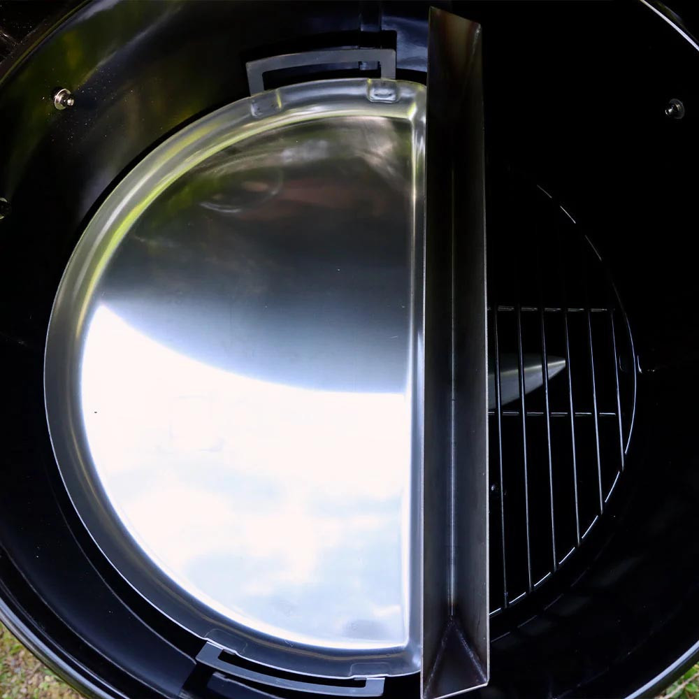 Поддон планча нерж. с конт. для воды Slow and Sear Drip EN Divide для угольных грилей 57 см SNS-DND-22 Код: 013155 Ровно - изображение 2