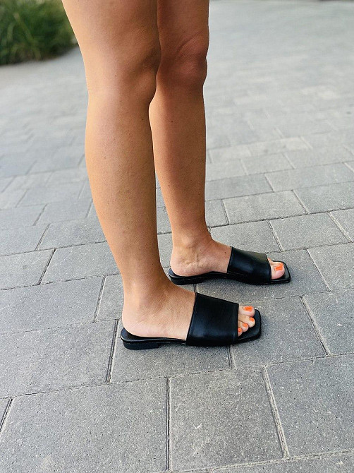 Molly Шльопанці жіночі MOLLY 965 чорні (літо, шкіра натуральна) (5215) Коломия - фото 6