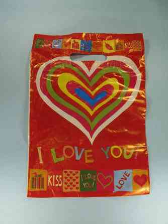 Пакет с прорезной ручкой(25*35)