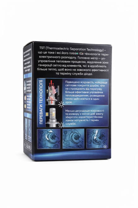 Комплект светодиодных ламп StarLight Compact Vision H3 Pk22s 6000K 12/24V (пассивное охлаждение) Харьков - изображение 5