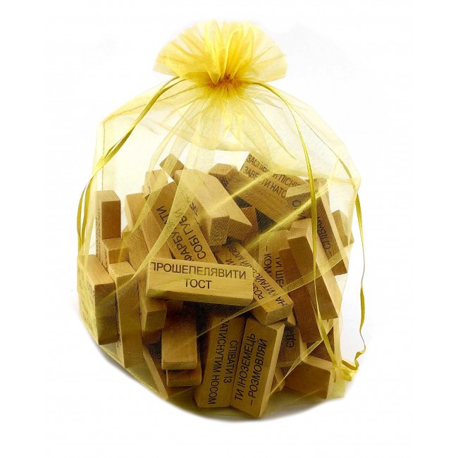 Гра вежа Дженга з фантами Київ - фото 3