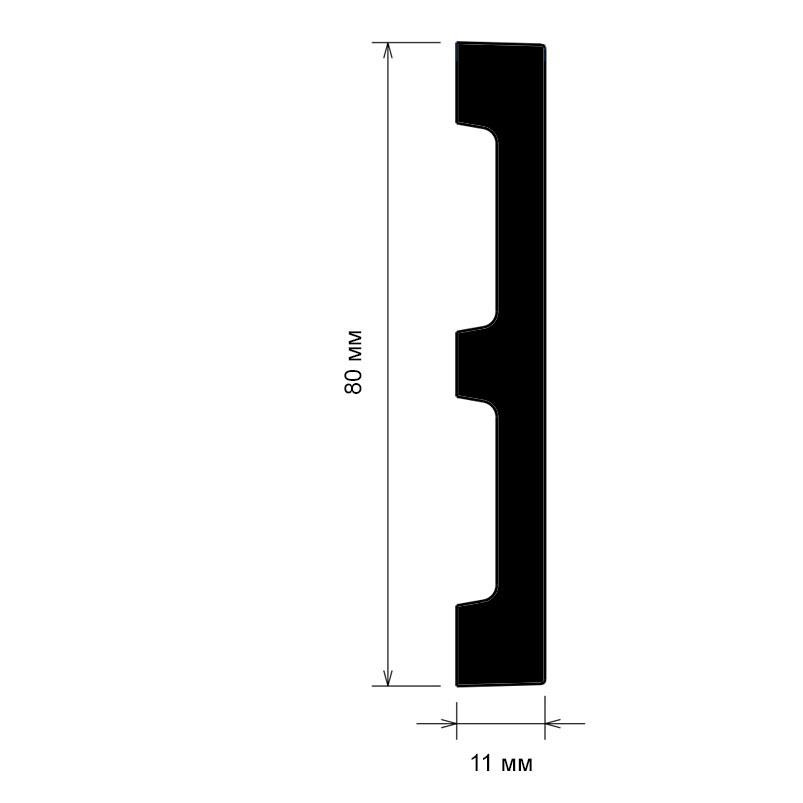 Плинтус полиуретановый гладкий Gaudi Decor CR 932 Днепр - изображение 3