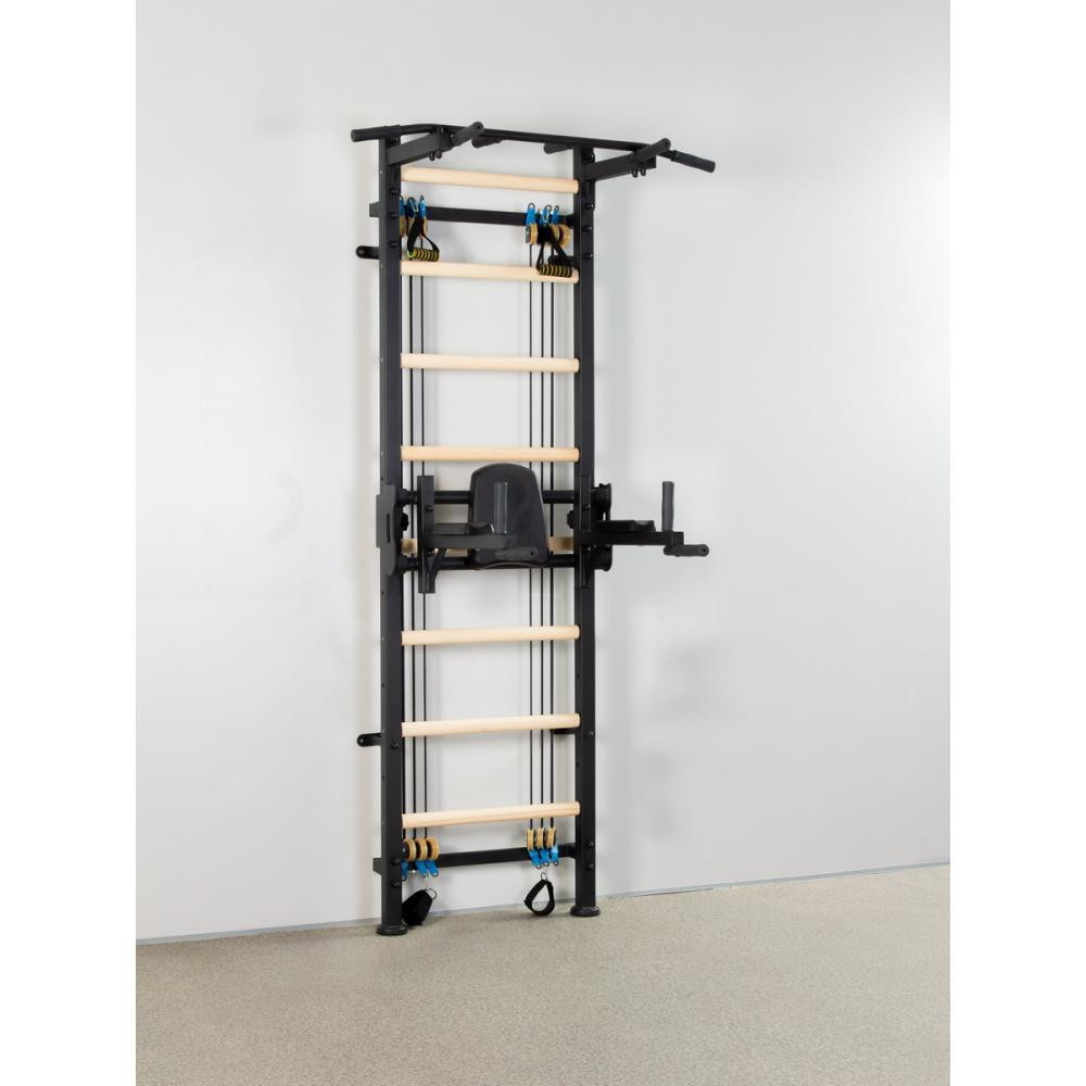 Шведская стенка с эспандерами CrossFullWood спортивная для детей и взрослых усиленная металлическая для семьи Каменское - изображение 3