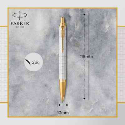 Ручка шариковая Parker IM 17 Premium Pearl GT BP (24 732) Винница
