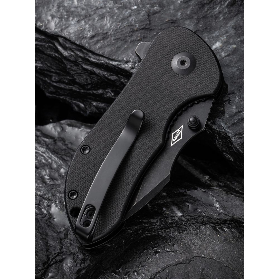 Ніж складаний кишеньковий Civivi Gordo, (6.4 см) D2 / G10 чорний Киев - изображение 14
