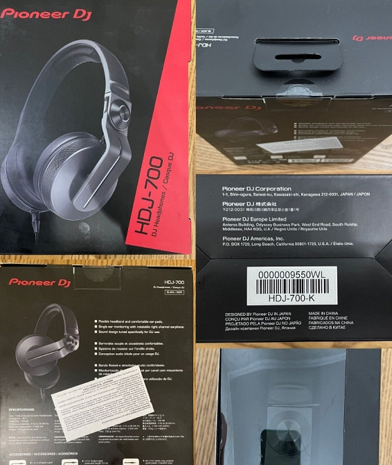 Навушники Наушники Headphones PIONEER™ HDJ-700 Музика Music. Харків - фото 3