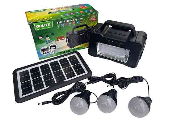 Універсальна сонячна станція GDLite GD-3000A / Power Bank повір банк / Радіо usb bloetooth Чернівці
