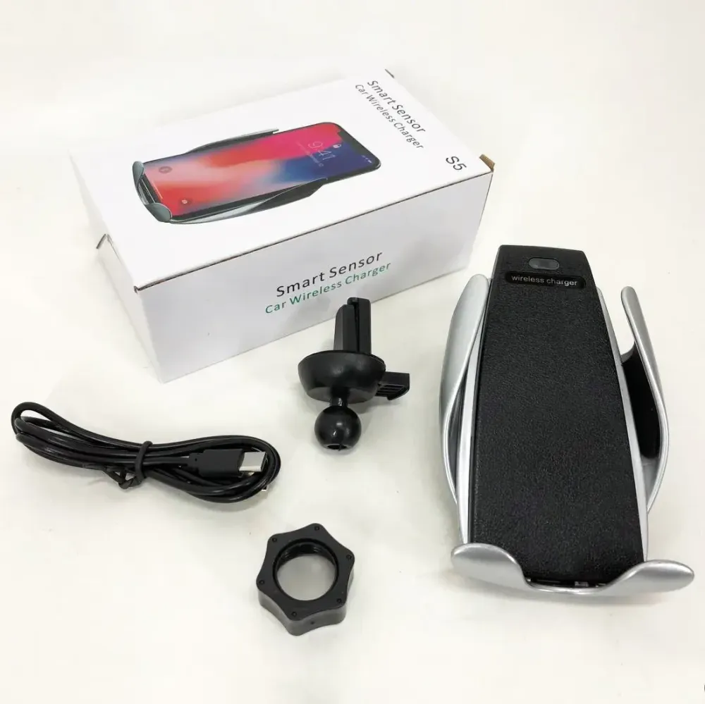 Автомобільний тримач із бездротовою зарядкою Smart XW-859 Sensor S5 Полтава - фото 1