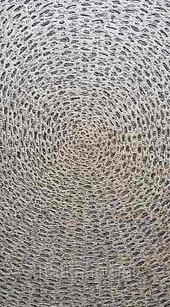 Обои виниловые на флизелиновой основе Rasch Ascona 1.06х10 абстракция круги точки золотистые черные 3д Киев