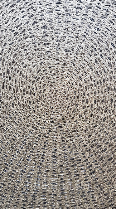 Обои виниловые на флизелиновой основе Rasch Ascona 1.06х10 абстракция круги точки золотистые черные 3д Киев - изображение 4