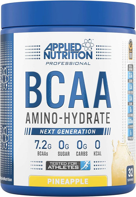 Комплекс аминокислот Applied Nutrition BCAA Amino-Hydrate (450g - 32 Servings) (Pineapple) Луцк - изображение 1