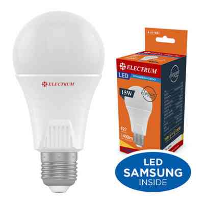 Лампочка Electrum A65 15W PA LS-33 Elegant E27 4000K (A-LS-1439) Винница
