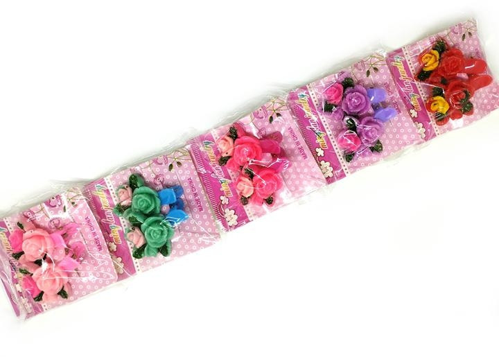 Заколки уточки для девочки Розочки 10 шт Киев - изображение 1