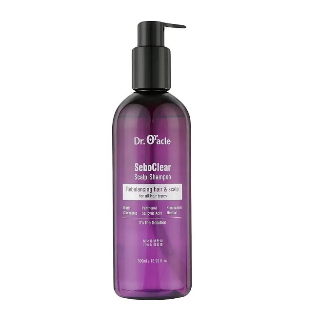 Безсульфатний шампунь з заспокійливою дією Sebo Clear Scalp Shampoo Dr. Oracle 500 мл Київ - фото 1