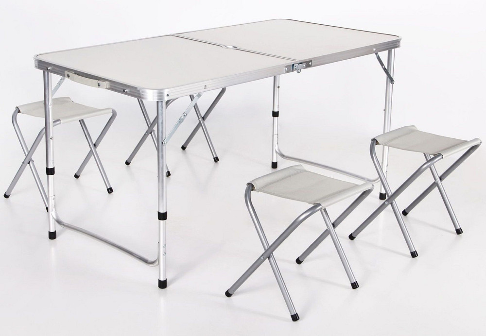 Комплект туристичних меблів Barbecue Білий Київ - фото 1