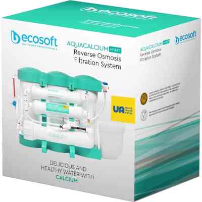 Система фільтрації води Ecosoft PURE AQUACALCIUM Mint (MO675PUREMACECO) Вінниця