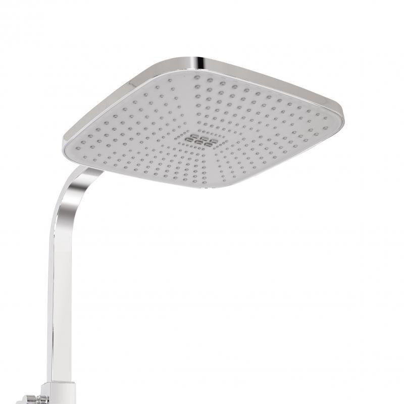 Душевая система универсальная Lidz Wawel 1030 LDWAW1030CRM45391 Chrome на три потребителя (с изливом) из цинка Харьков - изображение 5