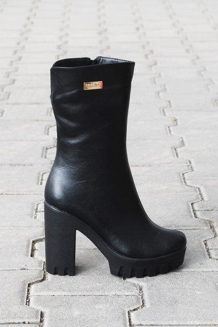 Напівчоботи жіночі ARLETT чорні натуральна шкіра 40р. (1069) Коломия - фото 4