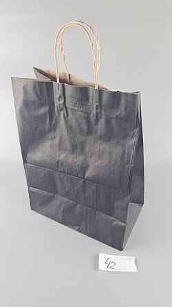 Пакет с дном бумажный 26*35*15 цветной с ручкой №42 (25 шт) Харьков