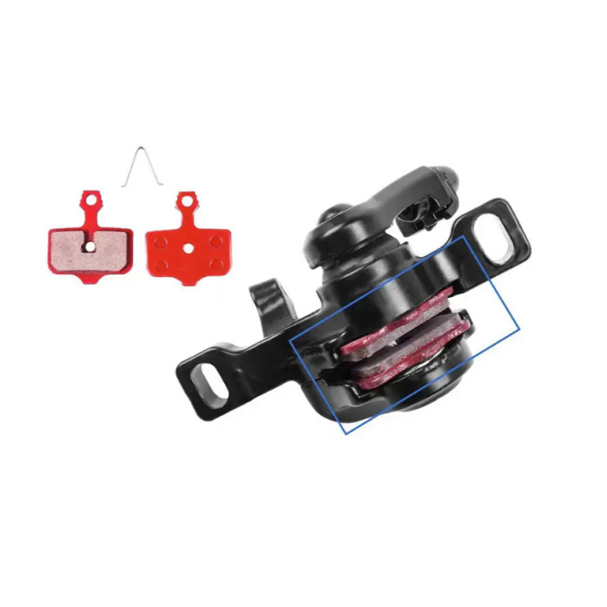 Гальмо велосипеда дискове заднє Repute DSC310F+RPT005 ротор 160 мм., F160/R140 Бровари - фото 3