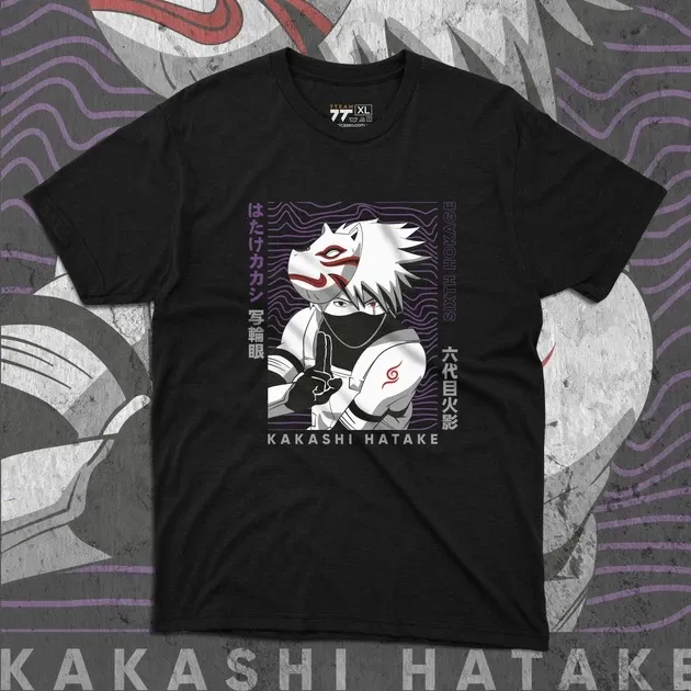 Футболка для подростка мальчика с принтом Наруто Какаші Анбу Размер 160 Anime10338 Днепр - изображение 1