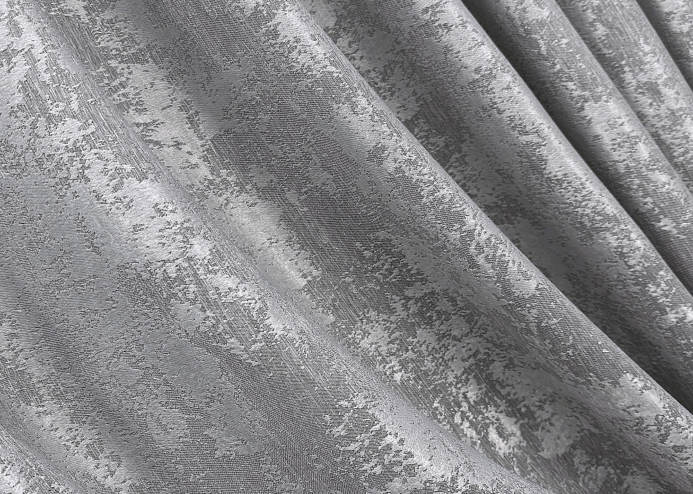 Комплект готових штор VR-Textil Жакард Sultan YL № 1668ш Сірий 100х270 см 2 шт (31-743) Київ - фото 6