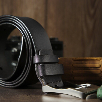 Ремень Vintage Мужской Черный (20317) Винница - изображение 8