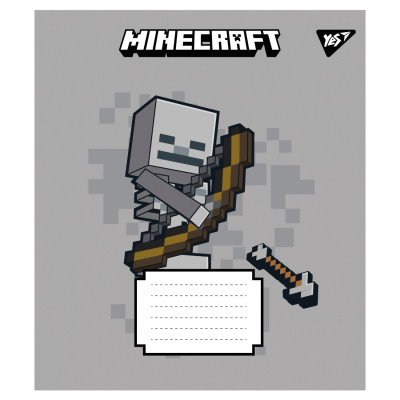 Зошит Yes Minecraft Signs А5 24 аркушів клітинка (767561) Вінниця - фото 3