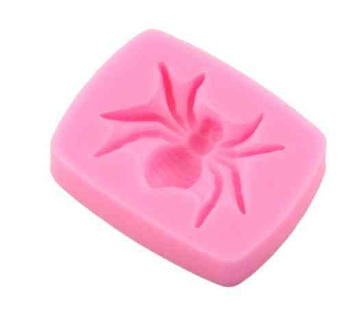 Молд силиконовый Паук 41 на 53 мм розовый Киев