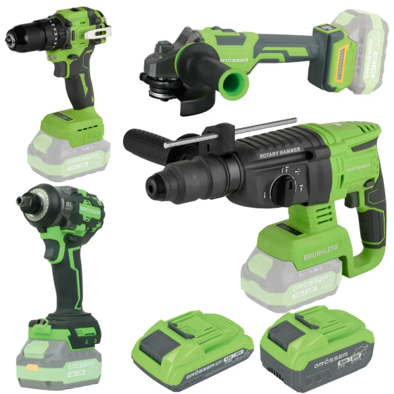 Набір акумуляторний  інструментів Grosser SET 482 (G0367) Київ