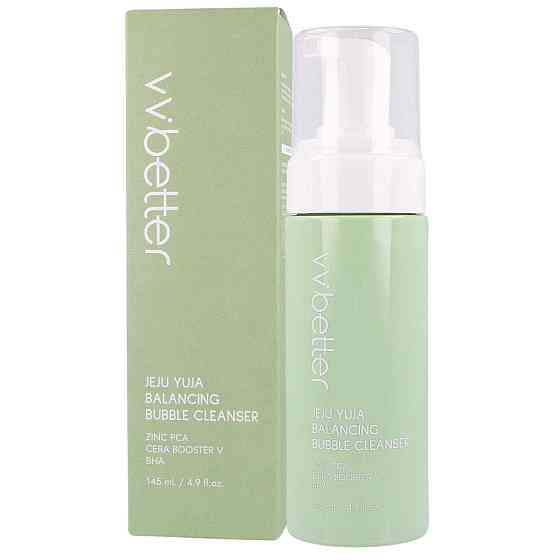 Пенка очищающая балансирующая с экстрактом юдзу Jeju Yuja Balancing Bubble Cleanse VVbetter 145 мл Киев