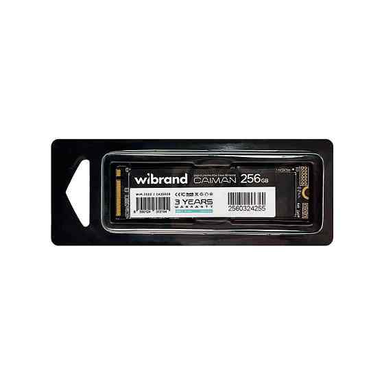 SSD диск накопичувач M.2 Wibrand Caiman 256GB NVMe 2280 PCIe 3.0 3D NAND WIM.2SSD диск накопичувач / CA256GB Одеса