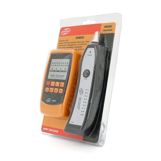 Кабельний LAN тестер трасошукач Веnеtесh GМ 6О з роз'ємами RJ-11 і RJ-45 шукач дротів індикатор проводки LD-73 Львів - фото 6