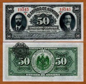 Мексика/Mexico 50 Peso 1915 Pick S1070 aUNC Полтава - фото 1