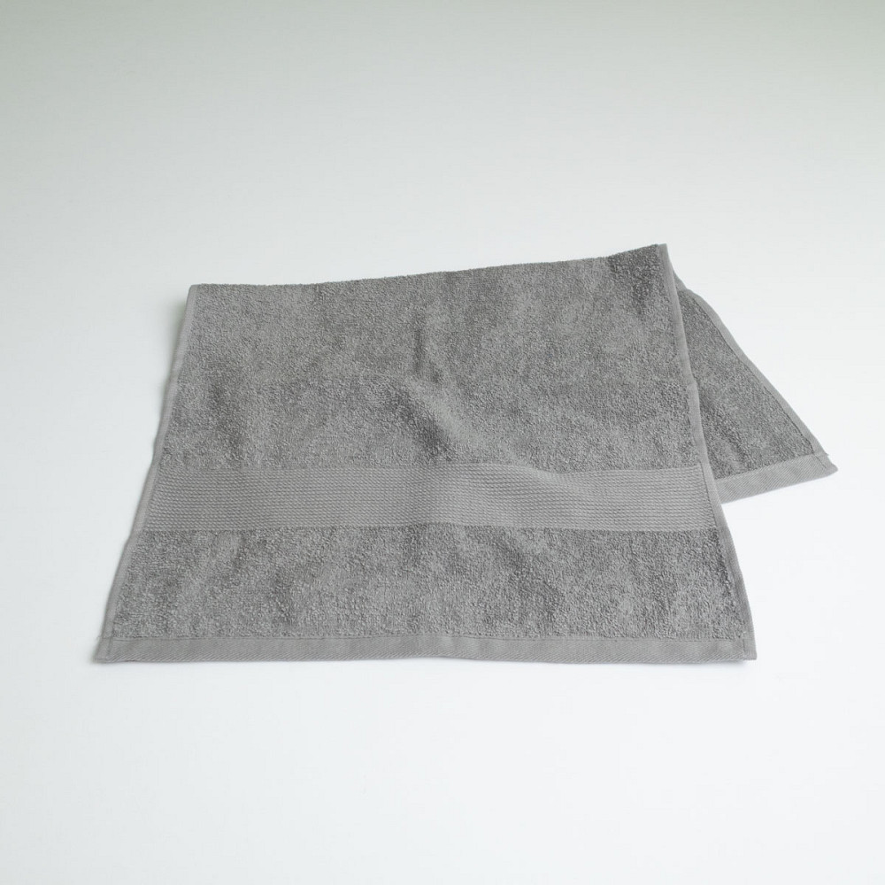 Банное махровое полотенце с бордюром GM Textile 70х140см 400г/м2 (Серый) Сумы - изображение 5