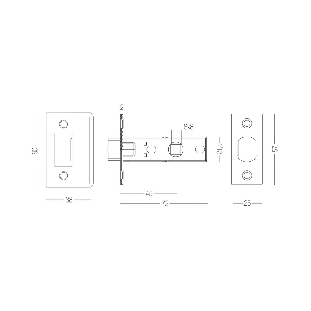МЕХАНІЗМ ДЛЯ МІЖКІМНАТНИХ ДВЕРЕЙ Київ - фото 2
