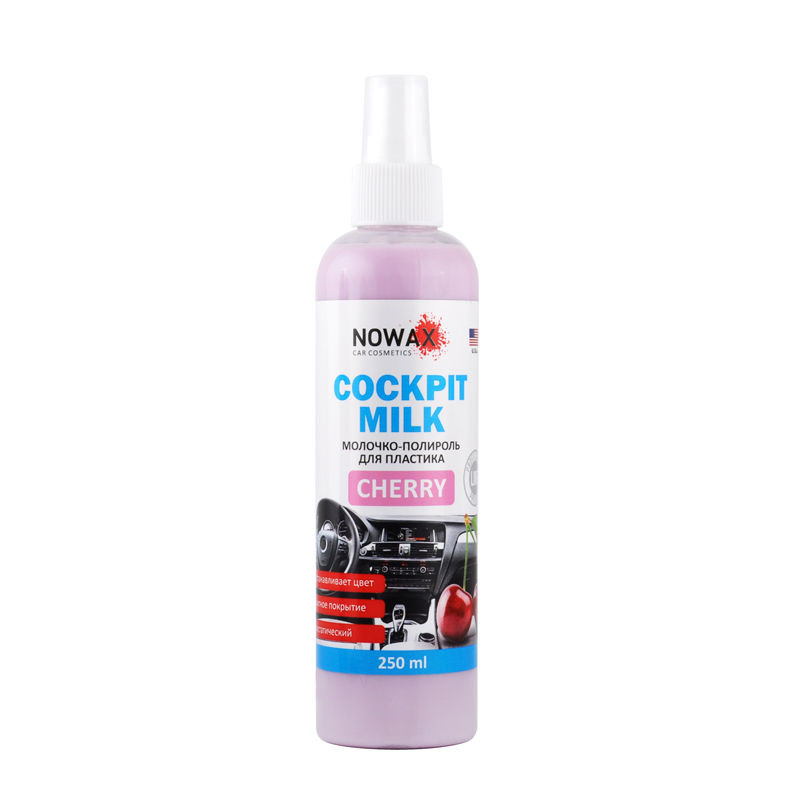 Молочко для панели приборов Nowax Cockpit Milk Вишня, 250мл Львов - изображение 1