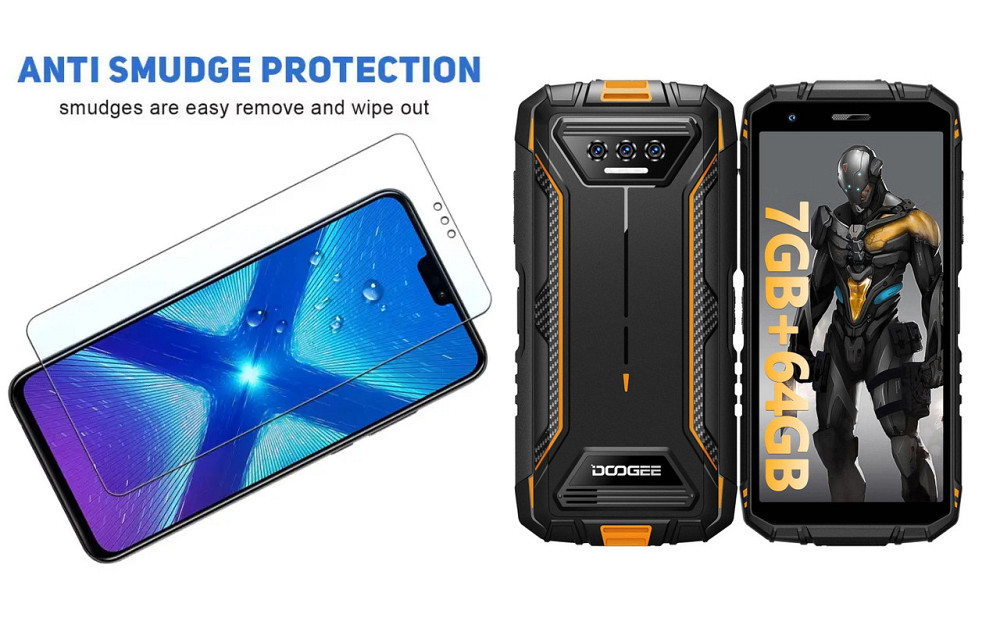 Защитное стекло NeoGlass для DOOGEE S41, S41 Max, S41 Plus, S41 Pro, S41T – ультрапрозрачное и устойчивое Киев - изображение 3