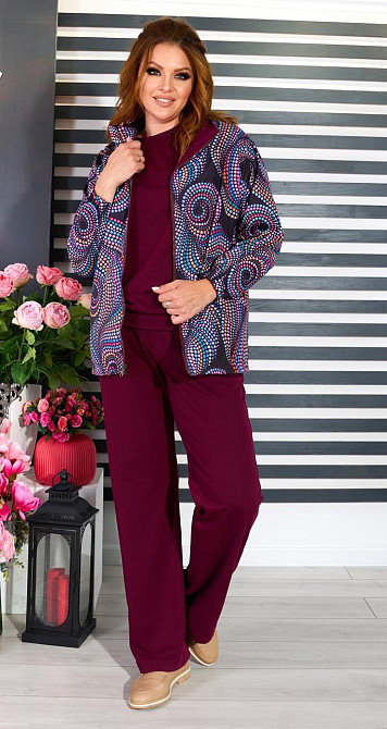 Прогулянковий костюм-трійка (48) Київ - фото 1