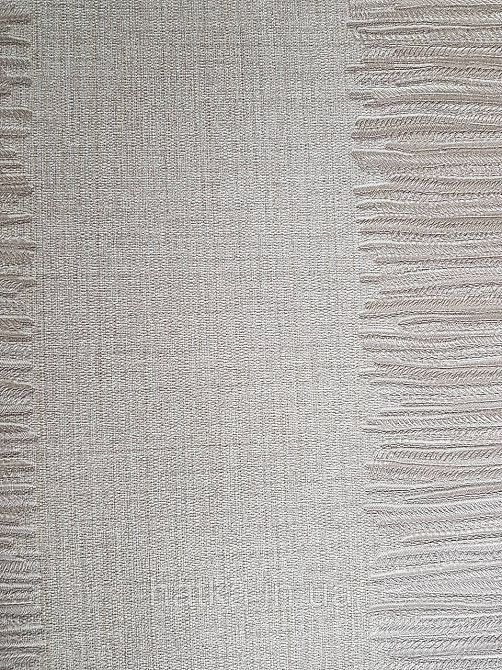 Шпалери метрові вінілові на флізелін Grandeco Poem смуги широкі структурні сіро-коричневі сріблясті Київ - фото 3