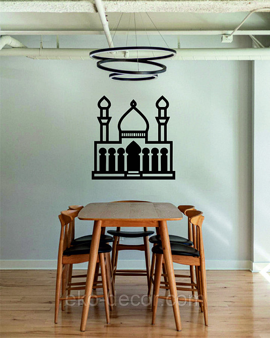 Декоративне настінне Панно «Іслам» Декор на стіну 70*70 см, Чорний Київ - фото 7