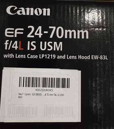 Универсальный объектив Canon EF 24-70mm f/4L IS USM. Харьков