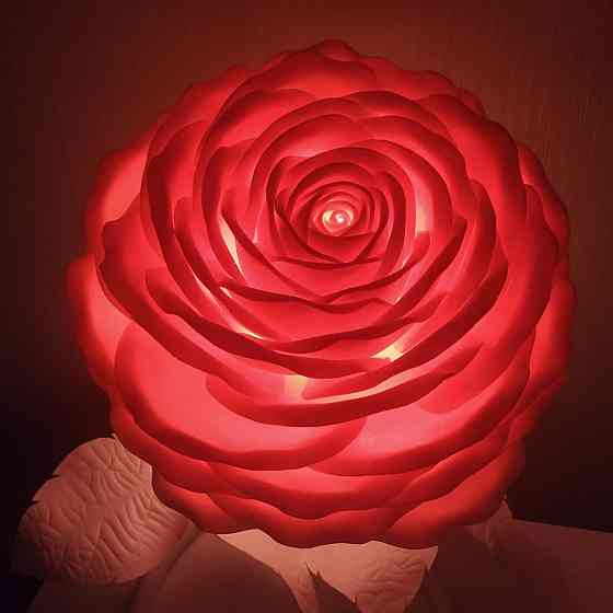 Світильник-нічник "Рожева троянда" Дніпро