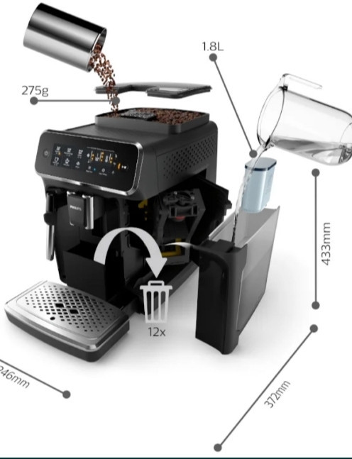 Кавомашина автоматична: Phillips EP3221/40 Харків - фото 2