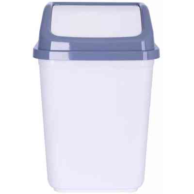 Контейнер для сміття Violet House 0099 White-Grey 20 л (0099 WHITE -GREY с/кр.20 л) Вінниця