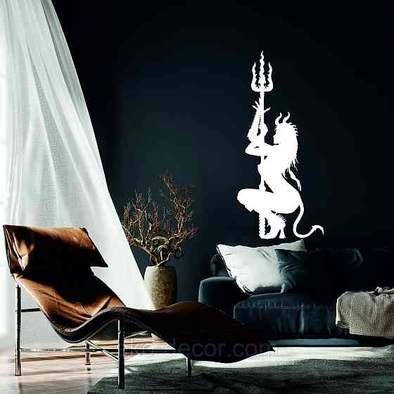 Декоративне настінне Панно «Дівчина Дияволиця», Декор на стіну Київ