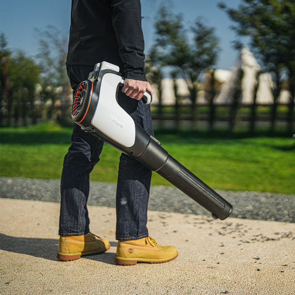 Акумуляторна повітродувка садова Litheli 560CFM, живлення від павербанку (2шт УМБ Litheli Power Bank 20000 mAh, 45 W, 4А в комплекті) Киев - изображение 4