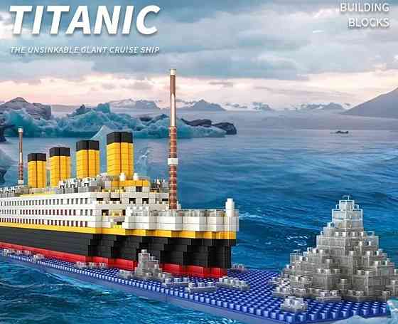 Титанік конструктор корабель 1878 деталей міні Лего. Київ