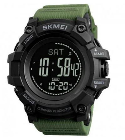 Часы наручные SKMEI 1356AG, ARMY GREEN, Compass, 9748 Днепр